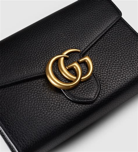 gucci marmont ladies wallet|Gucci small wallet on chain.